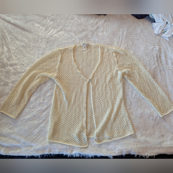 Coldwater Creek Sweaters - 5/$25 Coldwater Creek XXL Cardigan Shrug Open Knit